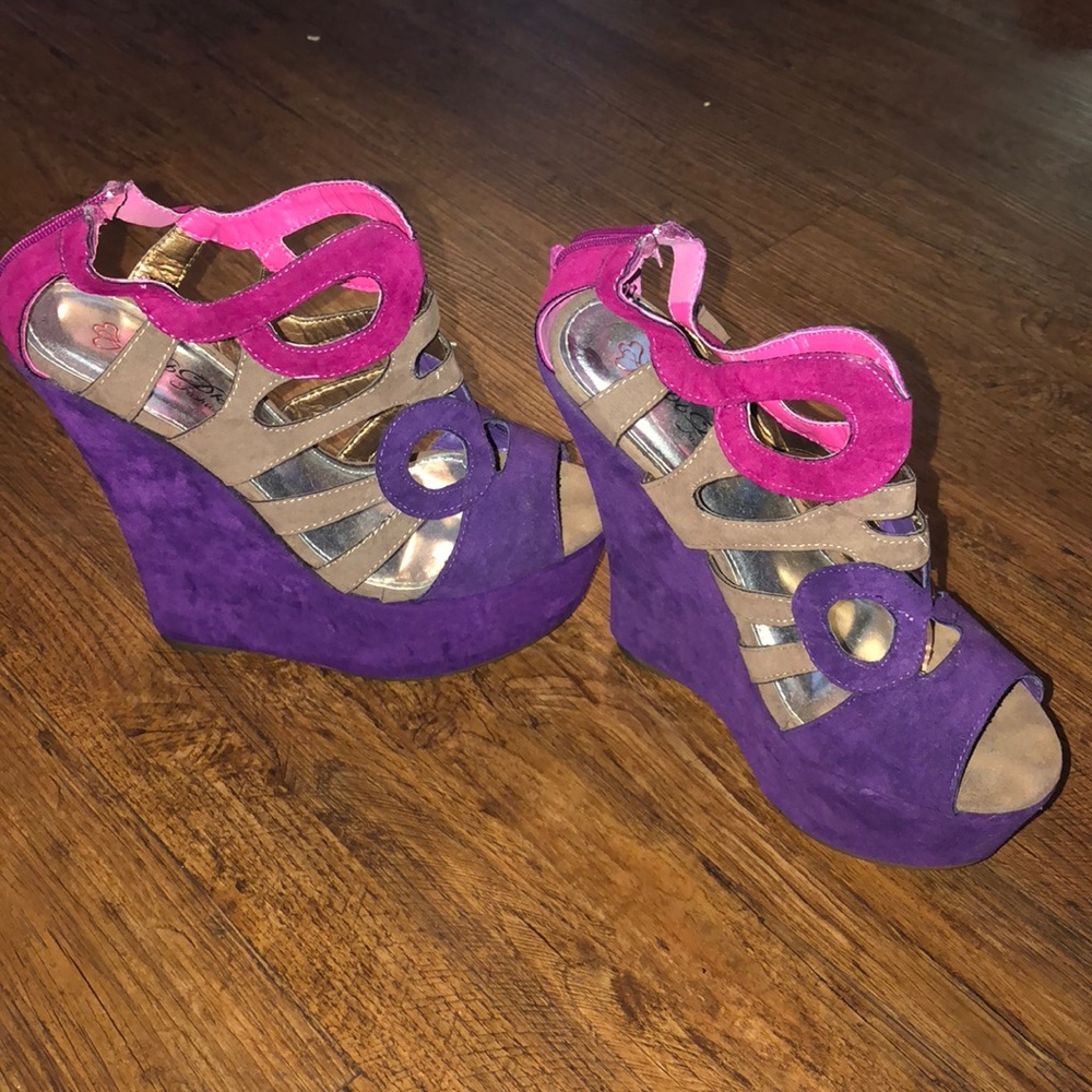 Purple sandals SOLD